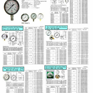 653180 ΜΑΝΟΜΕΤΡΑ ΓΛΥΚΕΡΙΝΗΣ Φ100 0 40bar 1/2" ΚΑΘΕΤΟ ΜΕ ΠΙΣΩ ΔΙΣΚΟ