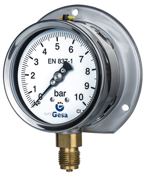 pressure gauges with case in stainless steel m0304 pressure gauges with case in stainless steel m0304