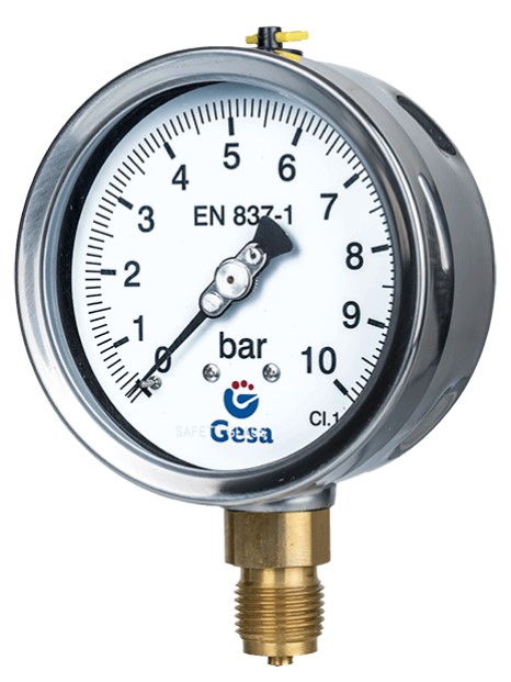 pressure gauges with case in stainless steel m0304 pressure gauges with case in stainless steel m0304