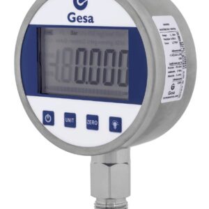 high precision 0.4% 0.1% digital pressure gauge with maximum, minimum and backlit display